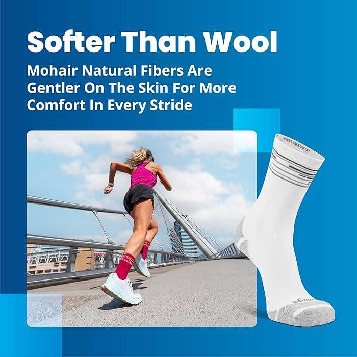 Balega Blister Resist Performance Crew Athletic Running Socks for Men and Women - Image 5