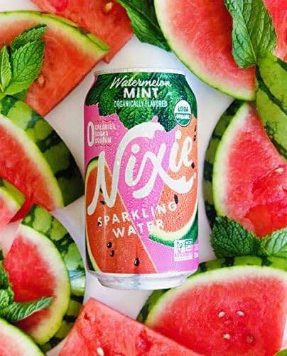 Nixie Organic Watermelon Mint Sparkling Water 8 Pack, 12 FZ - Image 3