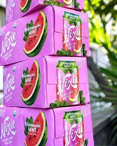 Nixie Organic Watermelon Mint Sparkling Water 8 Pack, 12 FZ - Image 6
