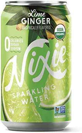 Nixie Organic Lime Ginger Sparkling Water 8 Pack, 12 FZ - Image 2