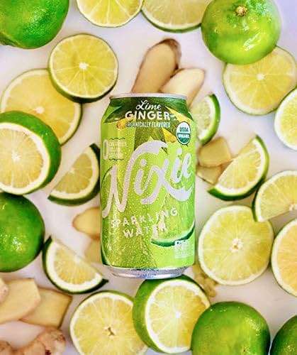 Nixie Organic Lime Ginger Sparkling Water 8 Pack, 12 FZ - Image 3