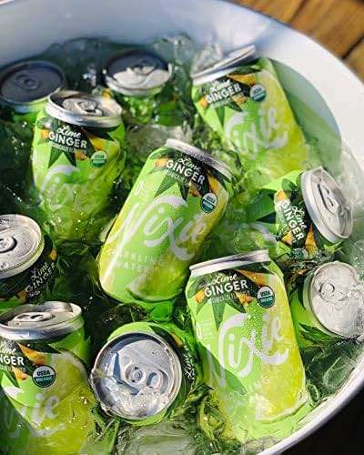 Nixie Organic Lime Ginger Sparkling Water 8 Pack, 12 FZ - Image 5