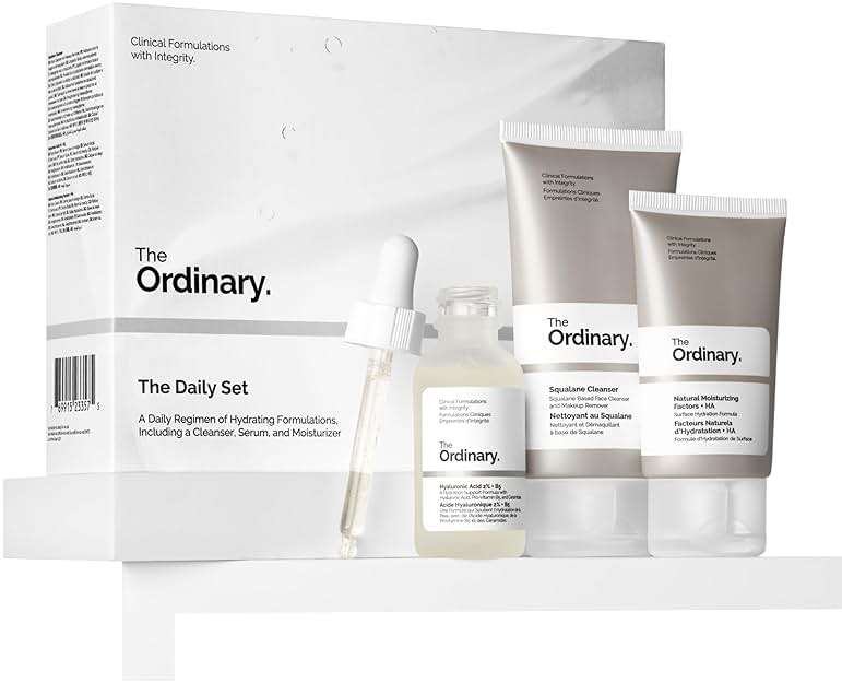 The Ordinary The Daily Set, Daily Skincare Routine with Squalane Cleanser, Hyaluronic Acid 2% + B5, and Natural Moisturizing Factors + HA | Skin Care Set - Image 4