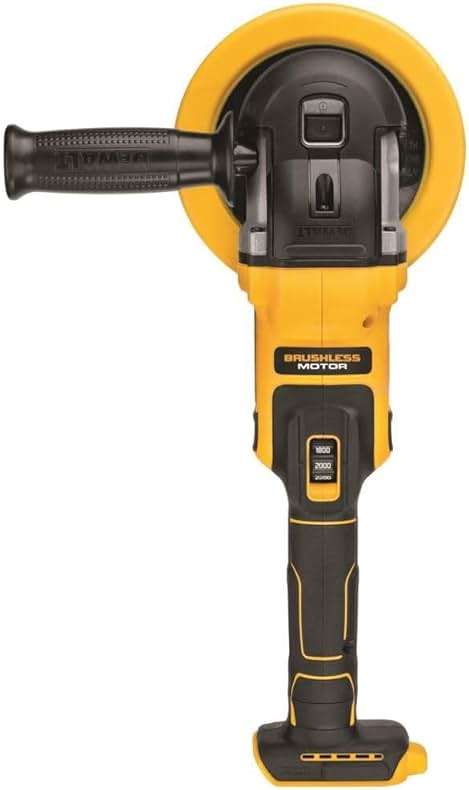 DEWALT 20V MAX* XR Cordless Polisher, Rotary, Variable Speed, 7-Inch, 180 mm, Tool Only (DCM849B) - Image 5