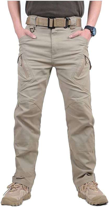 CARWORNIC Gear Men's Hiking Tactical Pants Lightweight Cotton Outdoor Military Combat Cargo Trousers - Image 2