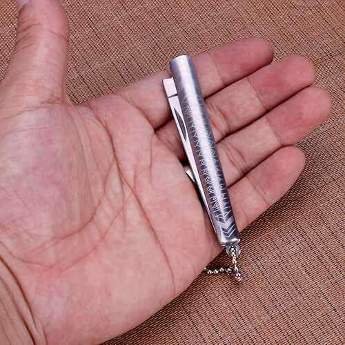 Samior FK5833 Small Mini Slip Joint Pocket Folding Keychain EDC Knife (2.3" Blade) - Image 2