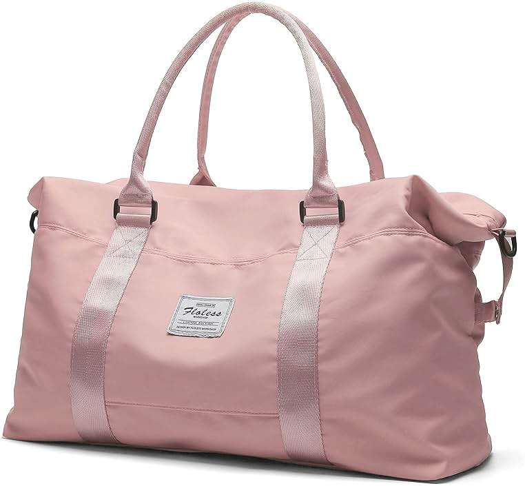 Travel Duffel Bag, Carry On Overnight Weekender Bags for Women | Travel Bag with Wet Pocket & Trolley Sleeve, For Spirit Airlines 18x14x8 Personal Item Bag - Image 1