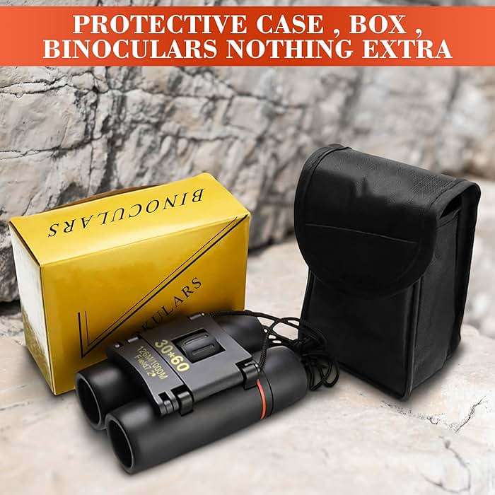 Compact Binoculars for Adults – 7X Magnification, Pocket Size Portable Design & Storage Bag, Not Night Vision – Easy Focus Mini Binoculars for Adults Travel, Birdwatching & Close-to-Mid Range Viewing - Image 9