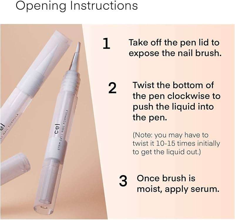 cel MD Cuticle Oil Pen Nail Strengthener Repair Serum – Nail Repair For Damaged Nails – Helps Repair & Nourish Cracked Nails and Rigid Dry Cuticles - Set of 2 - Image 5