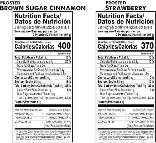 Pop-Tarts Toaster Pastries, Breakfast Foods, Kids Snacks, Value Pack, Frosted Brown Sugar Cinnamon & Frosted Strawberry Variety Pack, 27oz Box (32 Pop-Tarts) - Image 16