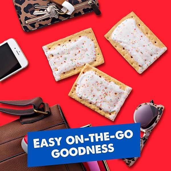 Pop-Tarts Toaster Pastries, Breakfast Foods, Kids Snacks, Value Pack, Frosted Brown Sugar Cinnamon & Frosted Strawberry Variety Pack, 27oz Box (32 Pop-Tarts) - Image 9