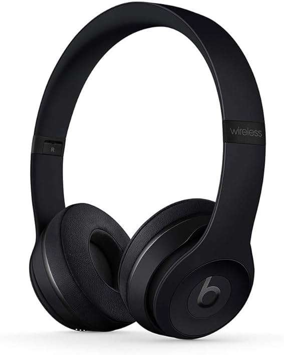 Beats Solo3 Wireless On-Ear Headphones - Apple W1 Headphone Chip, Class 1 Bluetooth, 40 Hours of Listening Time, Built-in Microphone - Black - Image 1