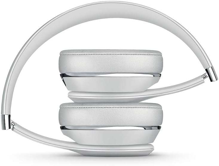Beats Solo3 Wireless On-Ear Headphones - Apple W1 Headphone Chip, Class 1 Bluetooth, 40 Hours of Listening Time, Built-in Microphone - Satin Silver (Latest Model) - Image 2