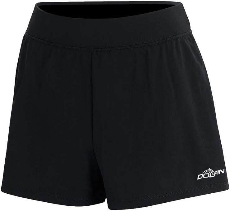 Dolfin AQUASHAPE Women's Solid Loose Fit Short Black - Image 1