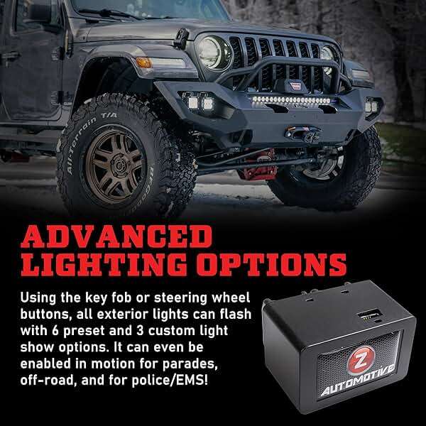 Z Automotive Tazer JL JT Lite Programmer | Fits 2020-2024 Jeep Wrangler JL and 2018-2024 Gladiator JT | Change Tire Size, Gear Ratio, TPMS and More! - Image 6