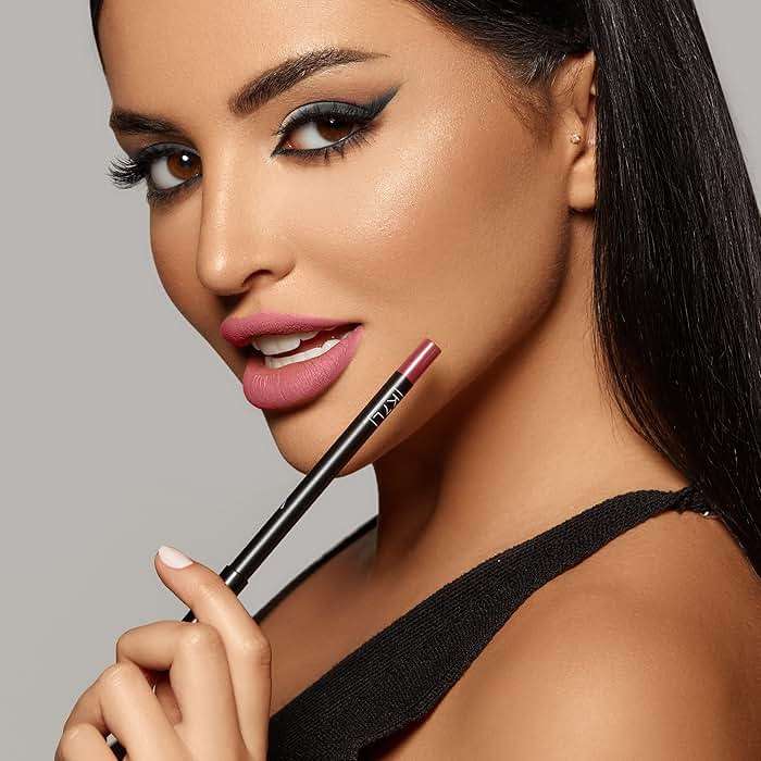 K7L Dark Pink Lipliner Pencil, Creamy, Longwear, Waterproof - Image 5