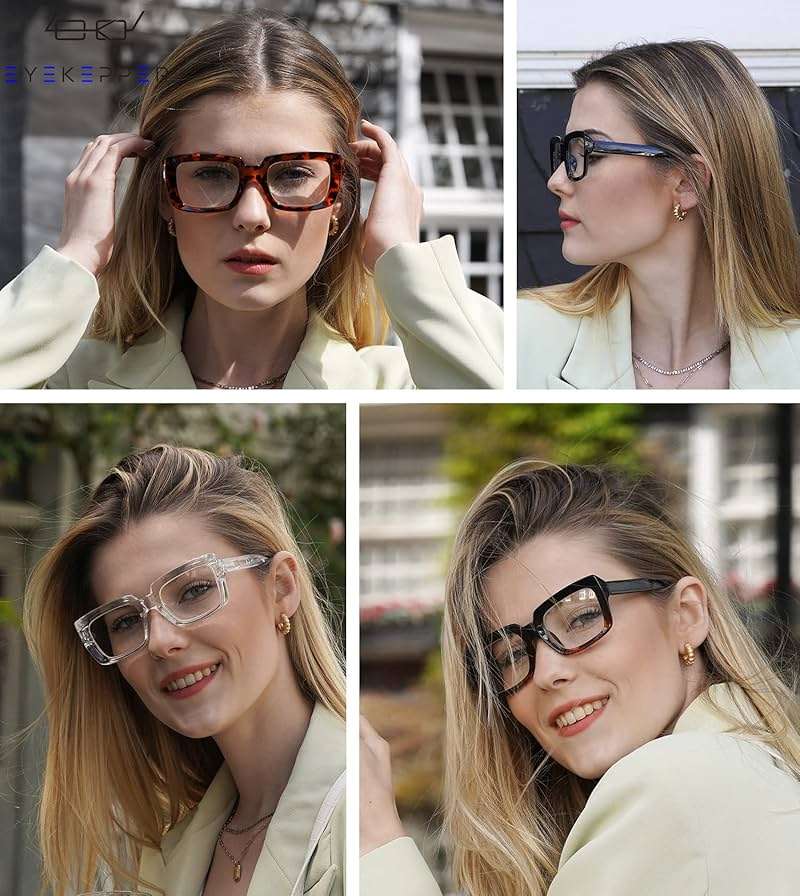 Eyekepper 4 Pack Ladies Reading Glasses - Stylish Oversized Square Readers for Women +2.50 - Image 2