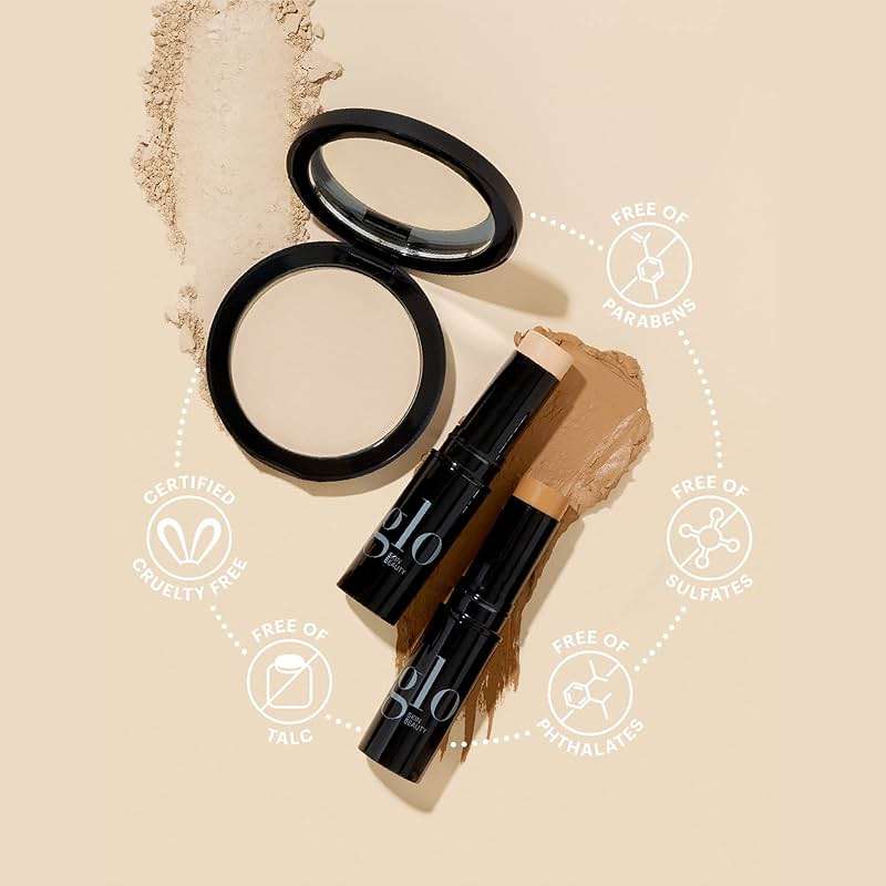 Glo Skin Beauty HD Mineral Foundation Stick - Concealer Makeup Infused with Hyaluronic Acid - Buildable Coverage, Contour & Highlighter - Image 5