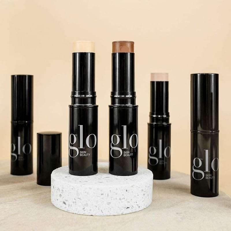 Glo Skin Beauty HD Mineral Foundation Stick - Concealer Makeup Infused with Hyaluronic Acid - Buildable Coverage, Contour & Highlighter - Image 7