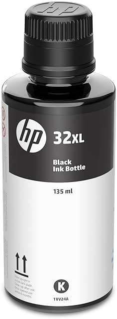 HP 32XL | Ink Bottle | Black | Up to 6000 Pages per Bottle| Works Smart Tank Plus 651 and Smart Tank Plus 551 | 1VV24AN | Packaging May Vary - Image 1