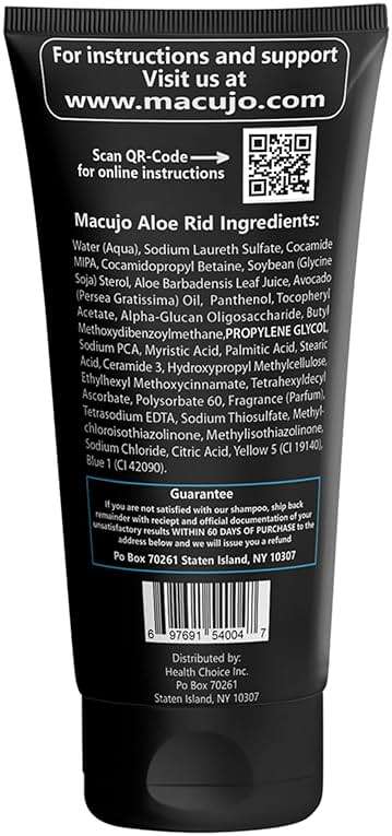 Macujo Aloe Rid Detox Shampoo and Zydot UltraClean Method, Deep Cleans, All Pollutants, Residual Medications, Nicotine, Alcohol, Chlorine, 2nd Hand-Smoke - Image 3