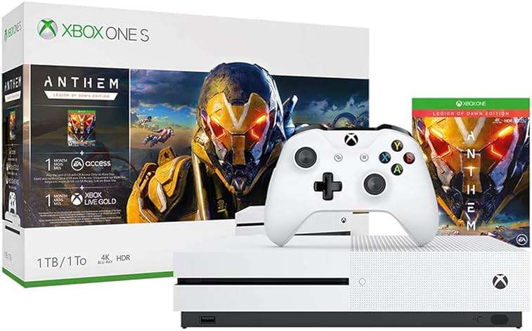 Xbox One S 1TB Console - Anthem Bundle (Renewed) - Image 1