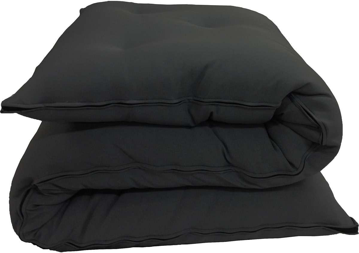 D&D Futon Furniture Cotton/Foam Floor Rolling Futon Mattresses, Yoga Meditation Mats, Black (Full RV 3 x 48 x 74) - Image 3