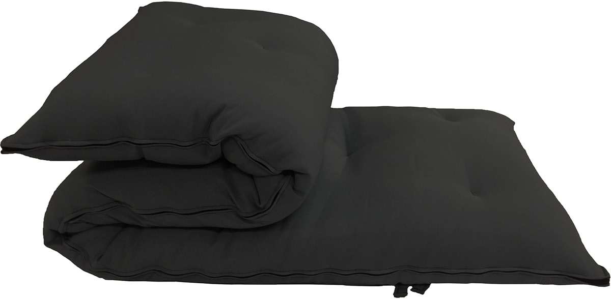 D&D Futon Furniture Cotton/Foam Floor Rolling Futon Mattresses, Yoga Meditation Mats, Black (Full RV 3 x 48 x 74) - Image 4
