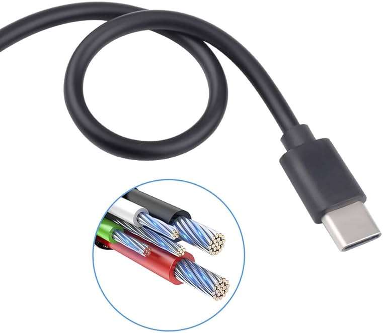 Toeasor WH-1000XM3 USB Type-C Charger Cable WF-1000XM4 Charging Cord Compatible with Sony WH-1000XM3 WH-1000XM4 WH-1000XM5 WH-1000XM6 WF-1000XM3 WH-XB700 WH-XB900N Noise Canceling Headphones (0.8ft) - Image 4