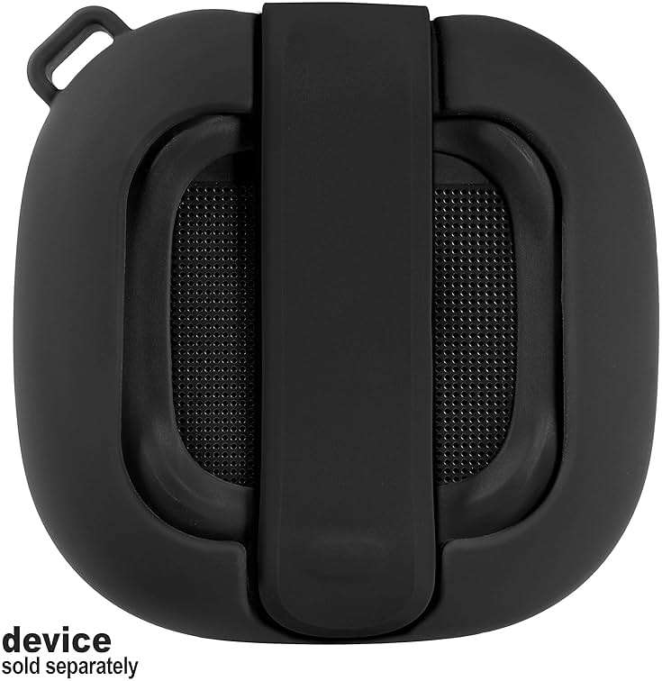 Silicone Cover Sleeve for Bose SoundLink Micro Portable Outdoor Speaker, Customized Design Skin Giving All 6 Directions Protection, Best Matching in Shape and Color(Black) - Image 4