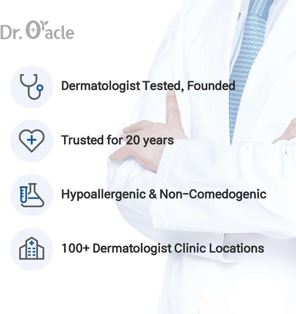 DR.ORACLE Ampoule Hyaluronic Acid Serum for Face Korean Skin Care - Moisturizer Essence Anti-Aging Serum, Intense Hydration Moisturizing K Beauty (0.57o.z), Dermatologist Tested, Clinical Care - Image 7