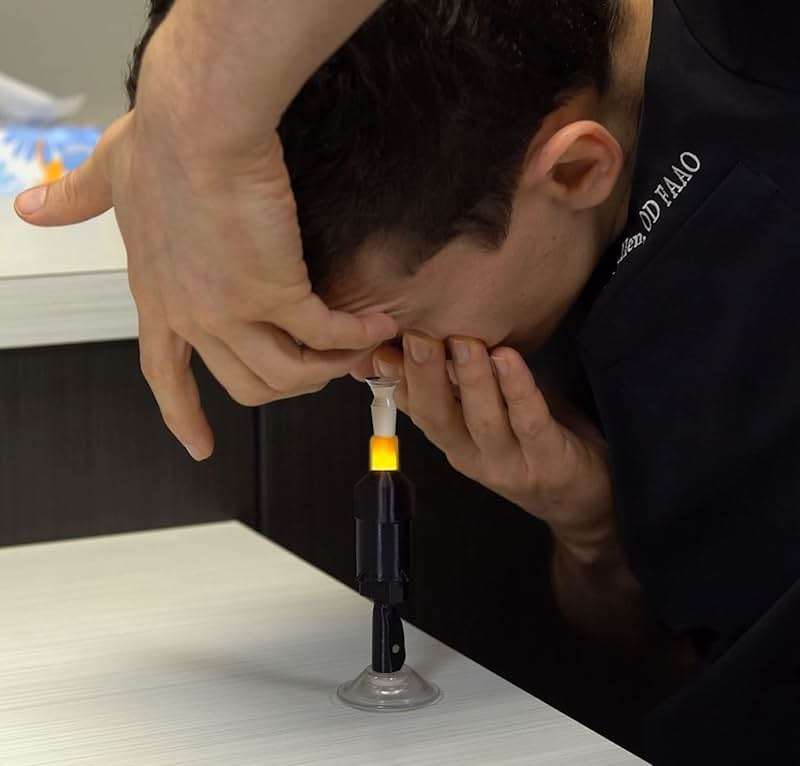 S5 Mini™: for Easy and Accurate Scleral & Hybrid Lens Insertion - Perfectly Align Your Eye with The Center of The Lens and Use 2 Hands to Hold Your Eyelids Open - Image 3
