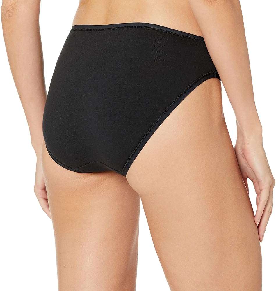 Amazon Essentials Women's Cotton Stretch High-Cut Bikini Panty, Multipack - Image 3