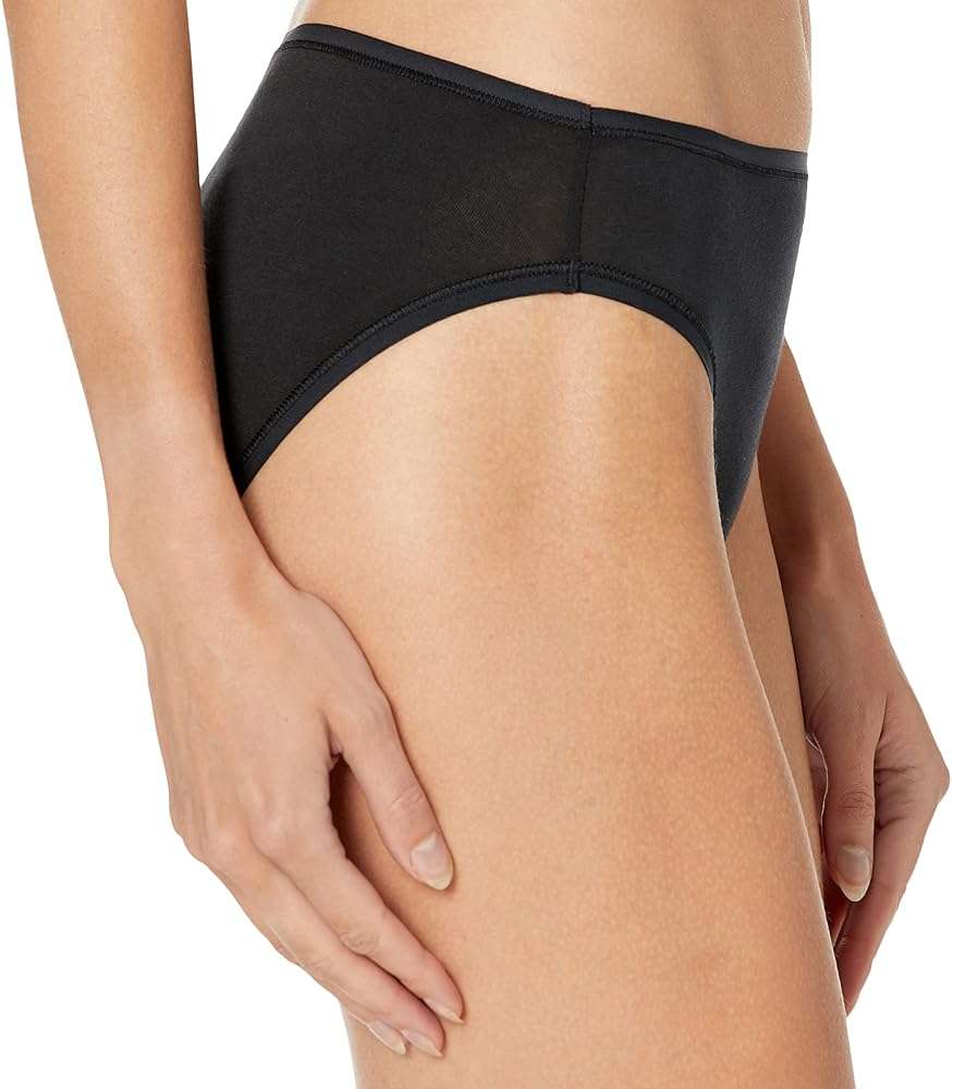 Amazon Essentials Women's Cotton Stretch High-Cut Bikini Panty, Multipack - Image 4