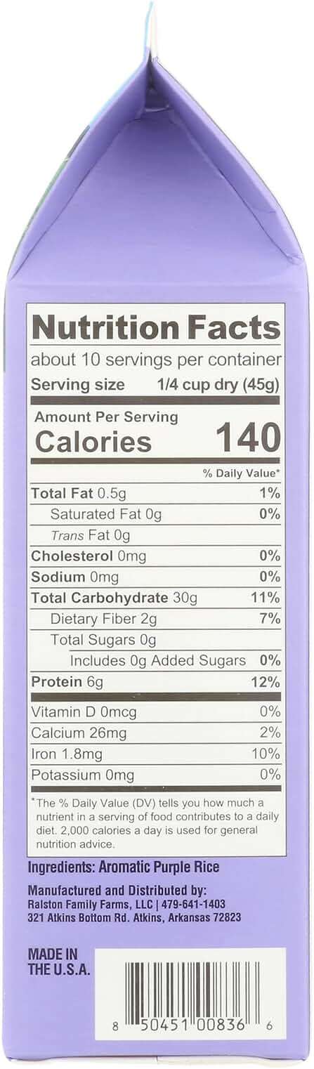 Ralston Family Farms Purple Rice 1 Pack - Image 2