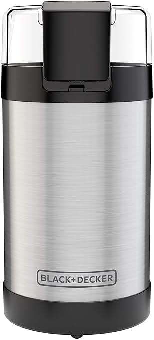 BLACK+DECKER One Touch Coffee Grinder, 2/3 Cup Coffee Bean Capacity, Spice Grinder, One Touch Push-Button Control -150 Watts -Stainless Steel Blades - Image 8
