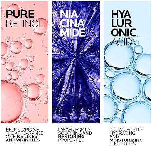 La Roche-Posay Pure Retinol Face Serum with Niacinamide (Vitamin B3) & Hyaluronic Acid | Gentle Anti-Aging Retinol Serum for Fine Lines & Wrinkles | Dermatologist Tested for Sensitive Skin, 1.0 fl oz - Image 2