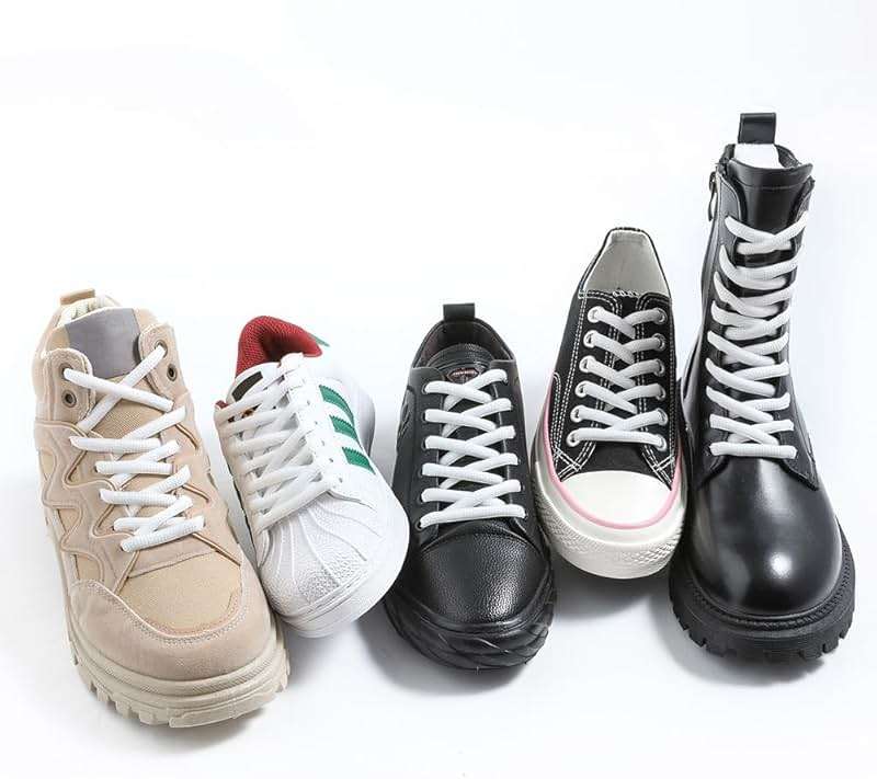 VSUDO Oval Shoe Laces for Sneakers, Basketball Shoelaces, Running Sport Shoestrings or Athletic Shoe Strings - Image 5