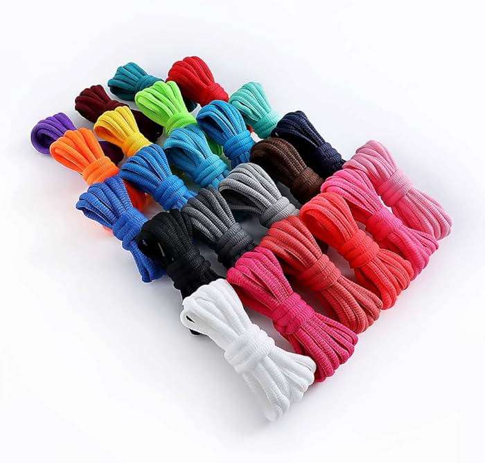 VSUDO Oval Shoe Laces for Sneakers, Basketball Shoelaces, Running Sport Shoestrings or Athletic Shoe Strings - Image 7