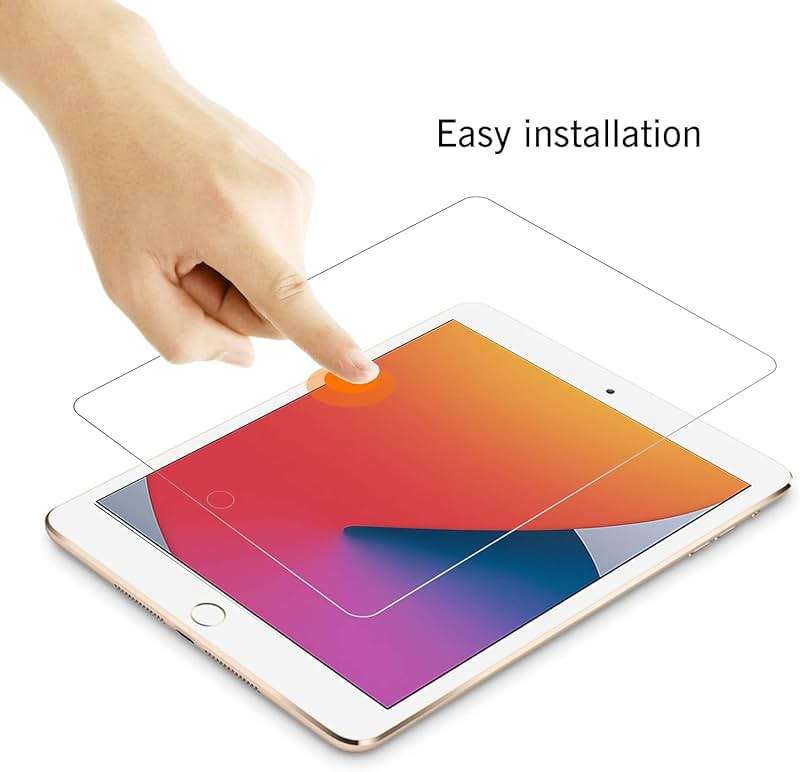 Ailun Screen Protector for iPad 9th 8th 7th Generation (10.2 Inch, iPad 9/8/7, 2021&2020&2019) Tempered Glass/Apple Pencil Compatible [2 Pack] - Image 2