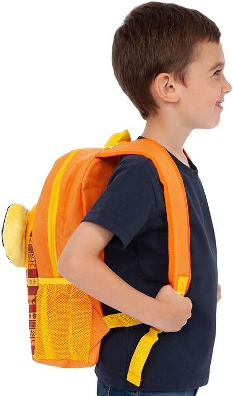 Disney Lion King Backpack | Simba Backpack | One Size Yellow - Image 5