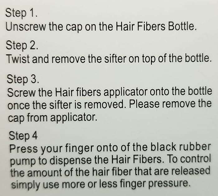 FINALLY HAIR Building Fibers Spray Pump Applicator - 12.5g Hair Atomizer Compatible with Toppik & Xfusion - Image 3