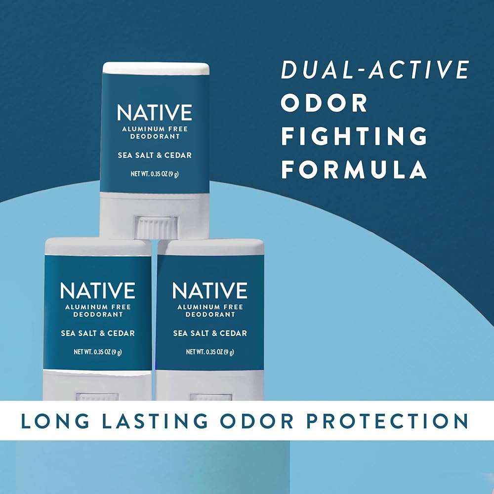 Native Deodorant Contains Naturally Derived Ingredients, 72 Hour Odor Control, Deodorant for Women and Men, Aluminum Free, Sea Salt & Cedar 2.65oz - Image 7