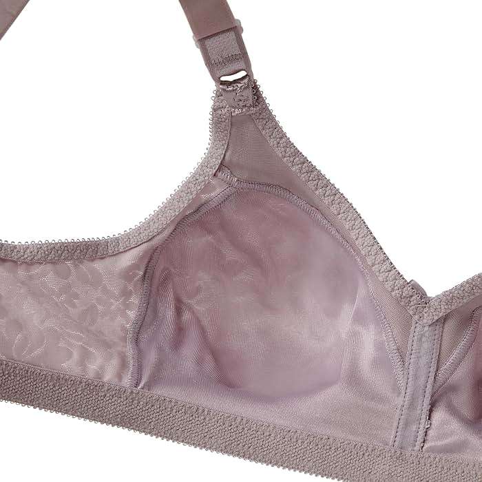 Bali Women's Wireless Lace Bra, Double Support Lace Bras for Women, Stay-in-Place Straps, Full Coverage, Comfortable - Image 4