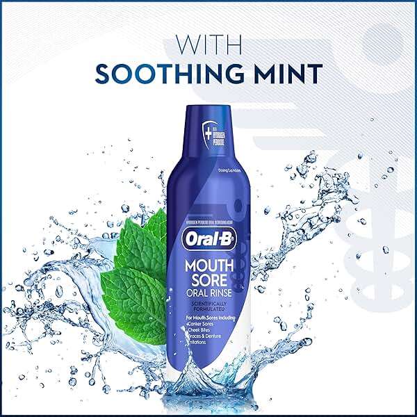 Oral-B Mouth Sore Mouthwash Special Care Oral Rinse, Hydrogen Peroxide Mouthwash, 16 fl oz, Mouthwash Alcohol Free - Image 7