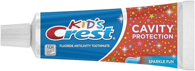 Crest Kid's Cavity Protection Toothpaste, Crest Kids Toothpaste, For Children And Toddlers 2+, Sparkle Fun, 4.6 Oz (Pack of 3), Toothpaste For Kids, Packaging may vary - Image 3