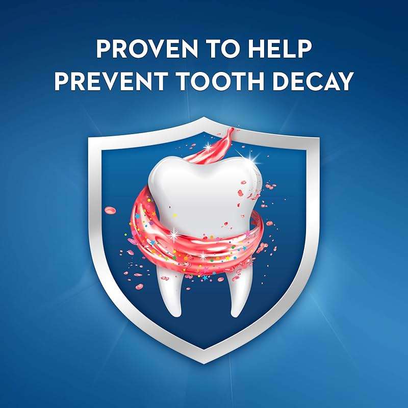 Crest Kid's Cavity Protection Toothpaste, Crest Kids Toothpaste, For Children And Toddlers 2+, Sparkle Fun, 4.6 Oz (Pack of 3), Toothpaste For Kids, Packaging may vary - Image 5
