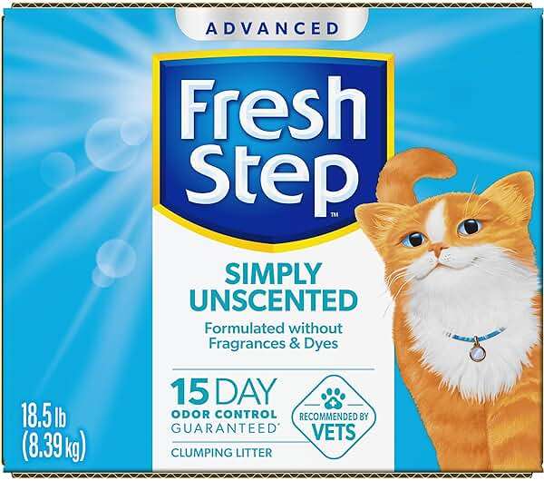 Fresh Step Advanced Simply Unscented Multi Cat Clumping Cat Litter, Low Dust, Odor Control with Activated Charcoal Tech, Compatible in Automatic Litter Boxes, 37 lbs. (2 x 18.5 lb.) - Image 15