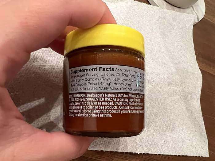 Superfood Honey by Beekeeper's Naturals - Bee Pollen, Royal Jelly, Propolis, Honey - Natural Energy, Immune Support, Mental Clarity, Athletic Performance (4.4 oz) - Image 12