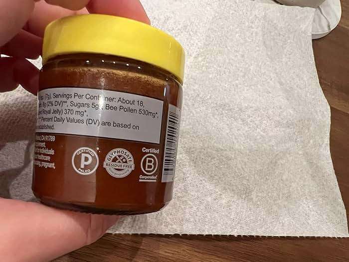 Superfood Honey by Beekeeper's Naturals - Bee Pollen, Royal Jelly, Propolis, Honey - Natural Energy, Immune Support, Mental Clarity, Athletic Performance (4.4 oz) - Image 8